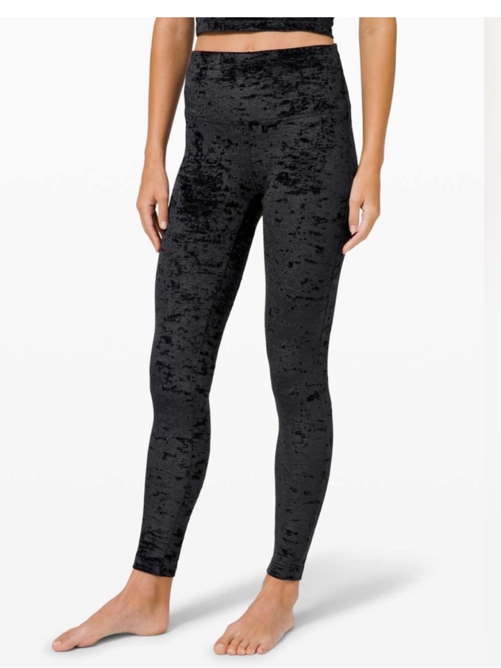 Lululemon Wunder Lounge High-Rise Tight 28" *Velvet Size 6 Athleisure Cozy Chic